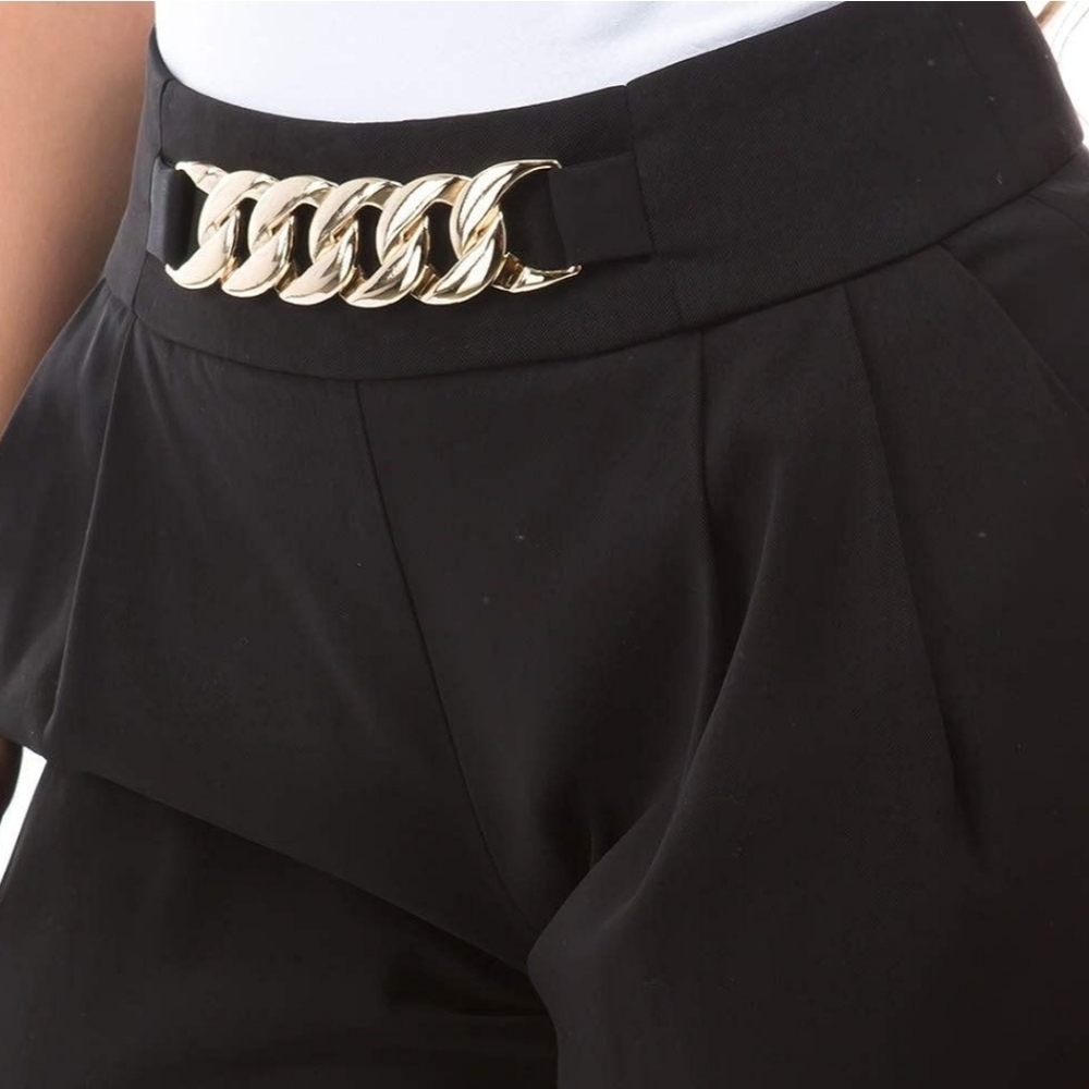 Pleated Pants With Chain - Picture 2 of 5